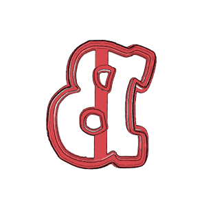 Bubble Alphabet Letter B