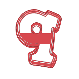 Bubble Alphabet Letter P