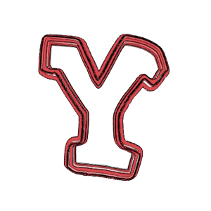 Bubble Alphabet Letter Y