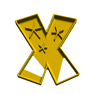 Christmas Alphabet Letter X