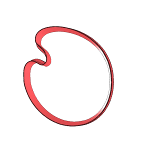 Paint Palette Outline Cookie Cutter