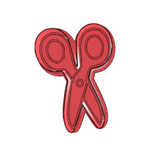 Scissors Cookie Cutter