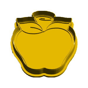 Apple Outline Cookie Cutter