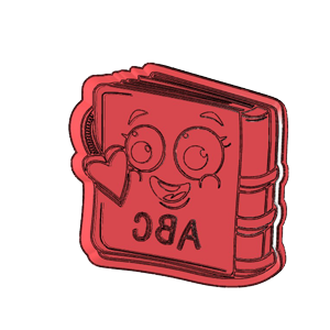 ABC Book Cookie Cutter