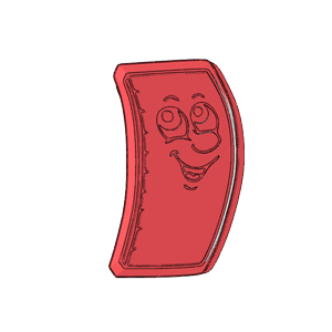 Cartoon Ruler Cookie Cutter