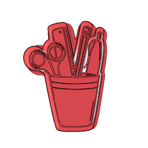 Stationery Holder Cookie Cutter