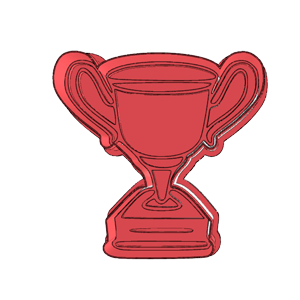 Trophy Cookie Cutter