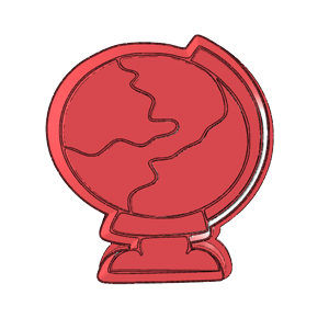 World Globe Cookie Cutter