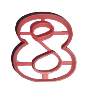 Standard Number 8 Cookie Cutter