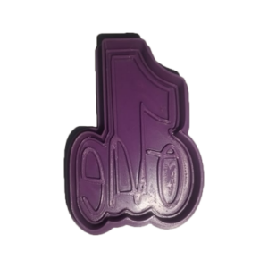 Cursive Number 1 Cookie Cutter