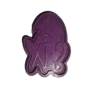 Cursive Number 6 Cookie Cutter