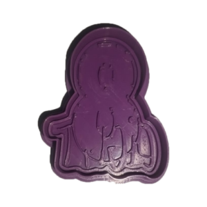 Cursive Number 8 Cookie Cutter