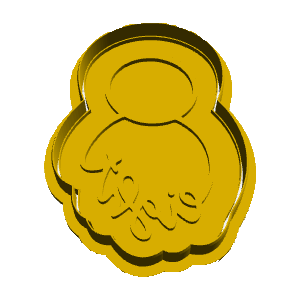 Embedded Number 8 Cookie Cutter