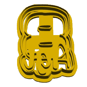 Afrikaans Number 8 Cookie Cutter