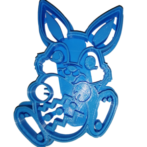 Cute Bunny Cookie Cutter with Egg