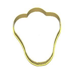 Bunny Paw Cookie Cutter
