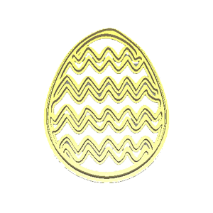 Decorative Easter Egg Cookie Cutter