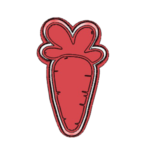 Carrot Cookie Cutter