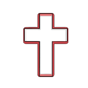 Classic Cross Cookie Cutter