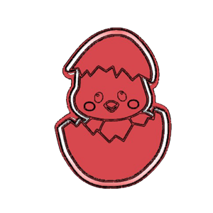 Hatching Chick Cookie Cutter