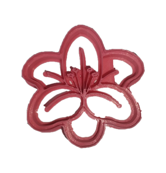 Lily Flower Cookie Cutter