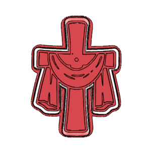 Cross with Cloth Easter Cookie Cutter