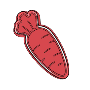 Carrot Cookie Cutter