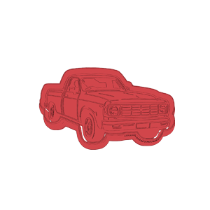 Pickup Truck Cookie Cutter