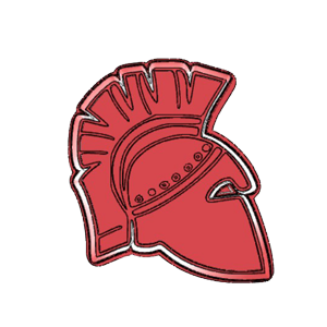 Spartan Helmet Cookie Cutter