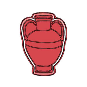 Roman Amphora Vase Cookie Cutter