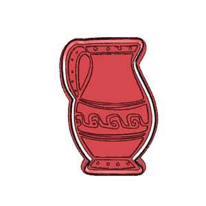 Greek Statue Bust Cookie Cutter