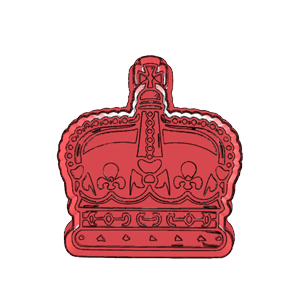 Royal Crown Cookie Cutter