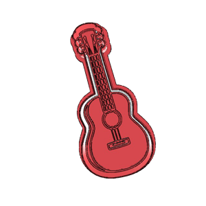 Guitar Cookie Cutter