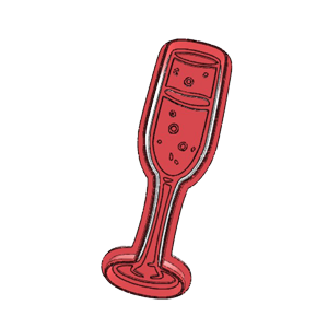 Champagne Glass Cookie Cutter