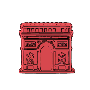 Arc de Triomphe Cookie Cutter