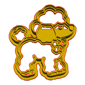 Paris Fashion Girl Cookie Cutter