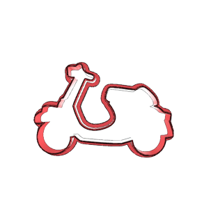 Scooter Cookie Cutter