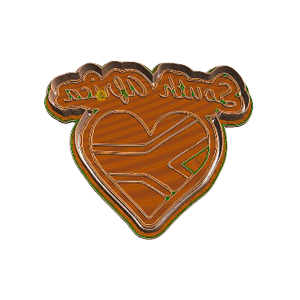 South African Flag Heart Cookie Cutter
