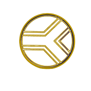 Round South African Flag Cookie Cutter