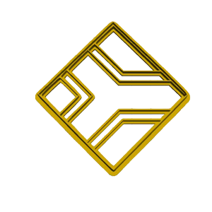 Geometric SA Flag Cookie Cutter