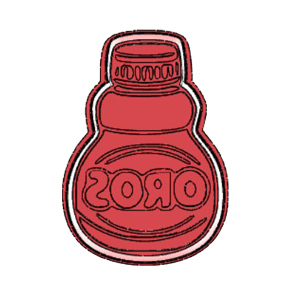 Oros Bottle Cookie Cutter