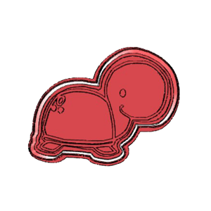 Tortoise Bird Cookie Cutter