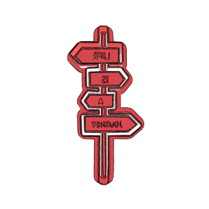 Travel Signpost Cookie Cutter