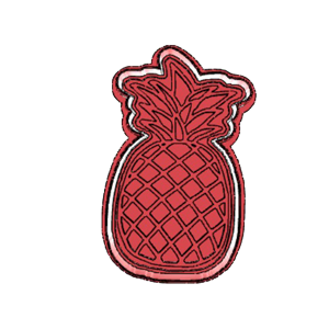 Pineapple Cookie Cutter