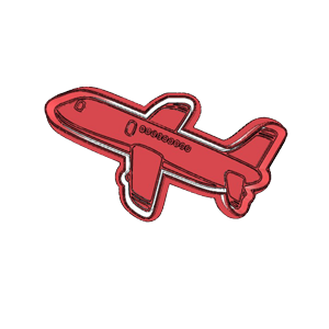 Airplane Cookie Cutter