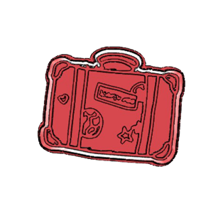 Vintage Suitcase Cookie Cutter