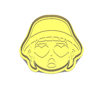 K-Pop Masked Character Cookie Cutter