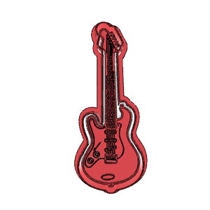 Classical Guitar Cookie Cutter