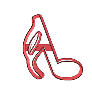 Eighth Note Cookie Cutter