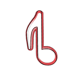 Single Note Cookie Cutter